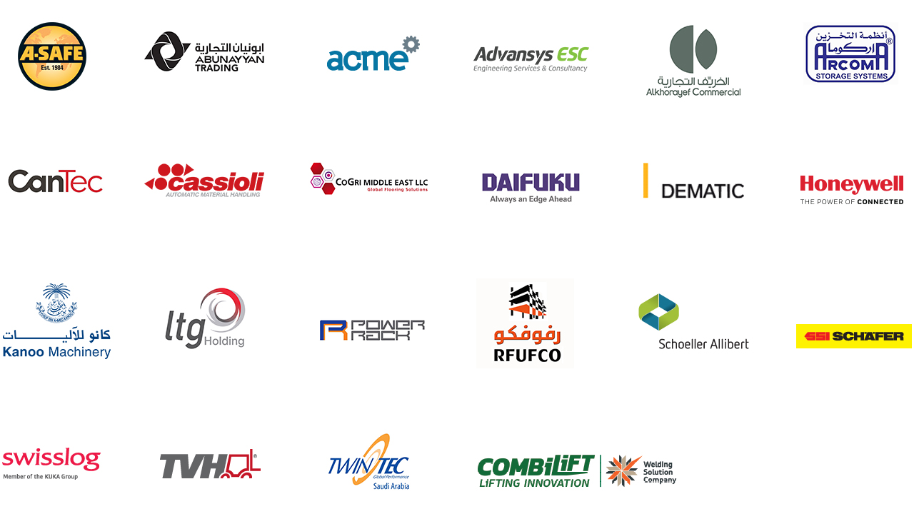 Materials Handling Saudi Arabia - Past exhibitors collage